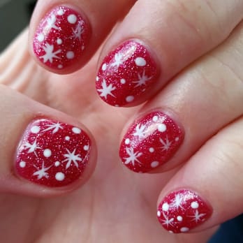 Top Nails Spa - Winter gel nails by Katelyn - Nail Salons Near Me - Fresno, California