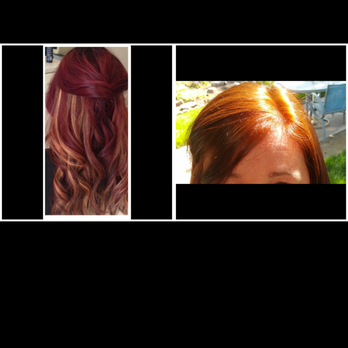 Indulgence A Salon - This is what happened to my hair when Tonya did my hair. The left is what it suppose to look like. The right is what I came out with. - Hair Salons Near Me - Littleton, Colorado