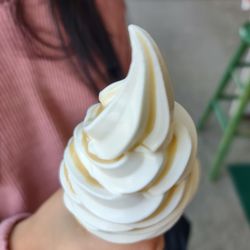 Anny's Dairy Bar - Maple twist soft serve.