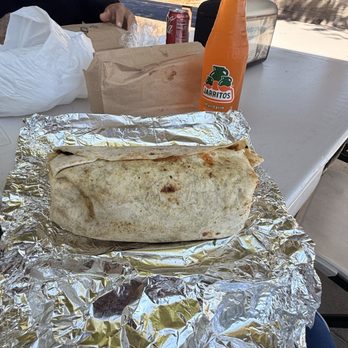 Tacos El Pato - I got the burrito with with A Jarrito - Burgers Near Me - Modesto, California Tacos El Pato - I got the burrito with with A Jarrito - Burgers Near Me - Modesto, California