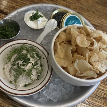 The Salty Pearl - Smoked trout dip and caviar - Seafood Near Me - Oakland, California