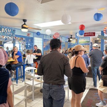 Splash Cafe - Back area with a few tables - American Near Me - Pismo Beach, California
