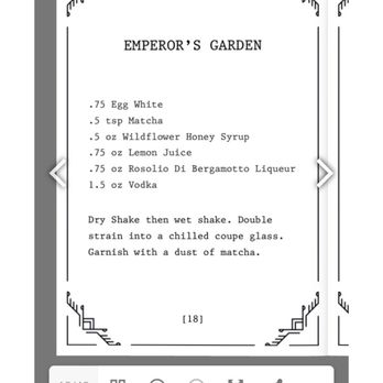 The Archives - Emperor's Garden seasonal menu item - Cocktail Bars Near Me - Colorado Springs, Colorado The Archives - Emperor's Garden seasonal menu item - Cocktail Bars Near Me - Colorado Springs, Colorado