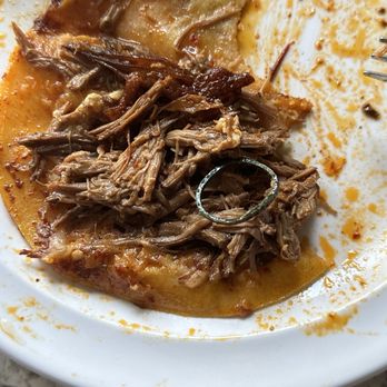 Kalaveras - Quesa birria tacos. With a side of rubber band. - Mexican Near Me - Rancho Cucamonga, California
