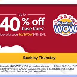 Today Only. Southwest has UNBELIEVABLE DEALS with Throwback prices back to the 70's. Fly to the opposite coast as low as $100 One Way! Today Only. Southwest has UNBELIEVABLE DEALS with Throwback prices back to the 70's. Fly to the opposite coast as low as $100 One Way!