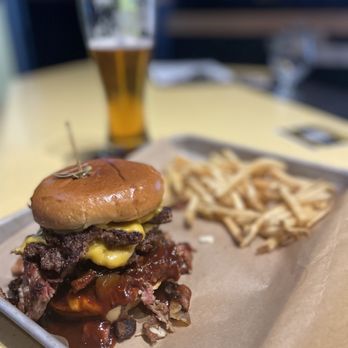 Buffalo Wild Wings - The brisket burger is delish! I dare you to try! - Chicken Wings Near Me - Lakewood, Colorado