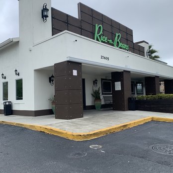 Rice and Beans - Outside of restaurant. Plenty of parking towards the back of the restaurant. - Puerto Rican Near Me - Wesley Chapel, Florida