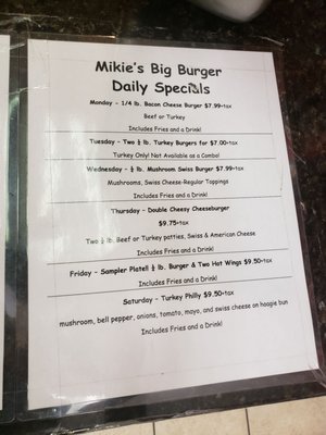 Menu photo 1 Mikie's Big Burger Mcdonough, GA Menu photo 1 Mikie's Big Burger Mcdonough, GA
