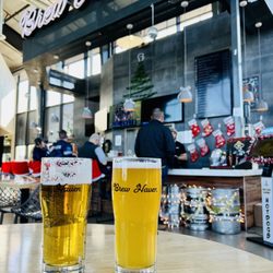 Brew Haven - Inside with two tasty brews.