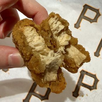 PNC Park - Vegan chicken tender (not bad) - Stadiums & Arenas Near Me - Pittsburgh, Pennsylvania