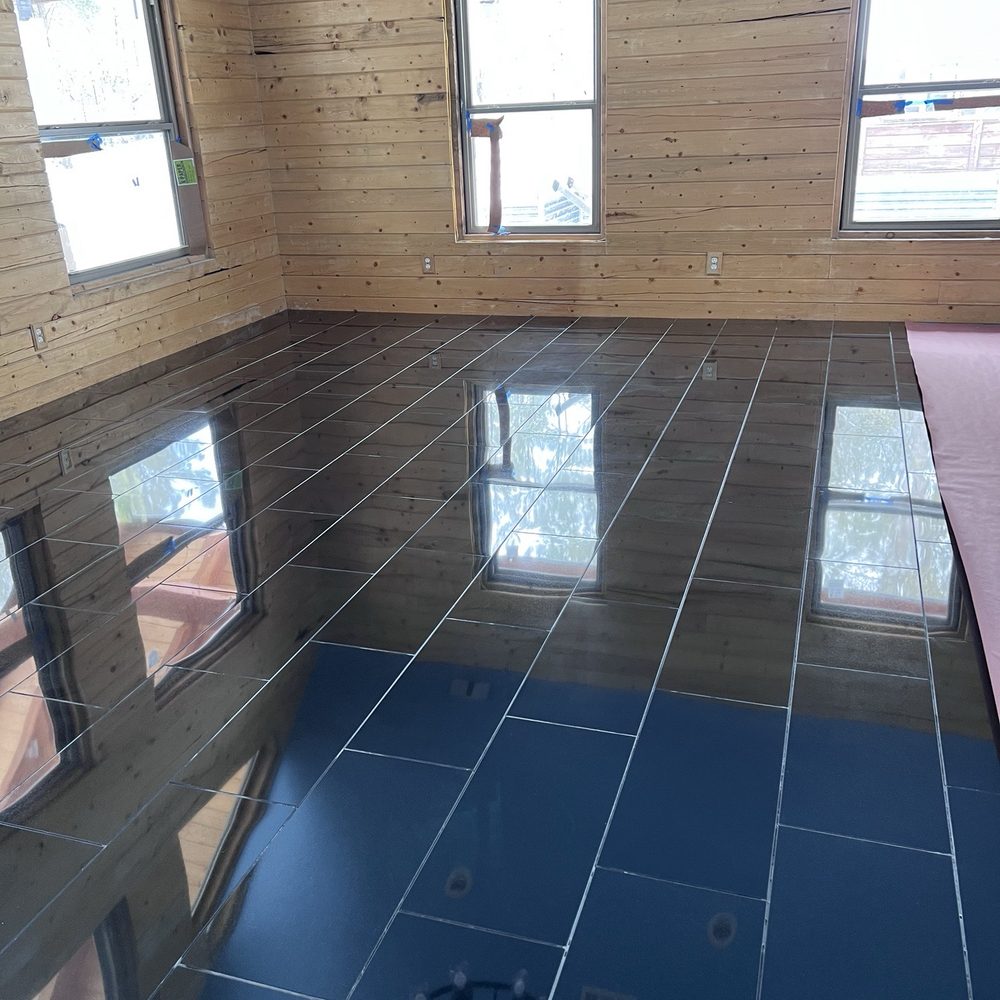 Houston Tile Works - Absolute black granite tile - Tiling Near Me - Wallis, Texas Houston Tile Works - Absolute black granite tile - Tiling Near Me - Wallis, Texas