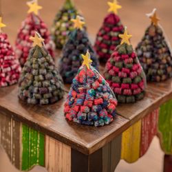 Gallery of the Mountains - Hand-felted Christmas trees