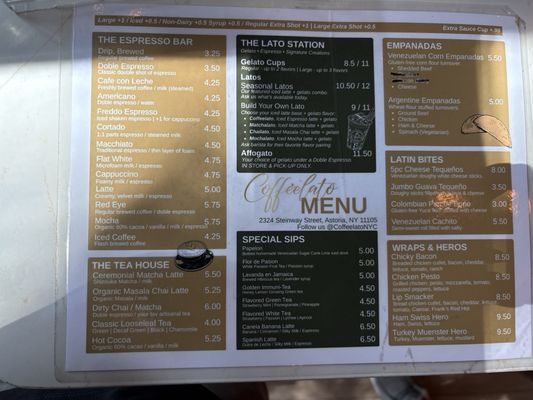 Menu photo 2 Coffeelato Astoria, NY Menu photo 2 Coffeelato Astoria, NY