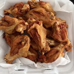 Samvay's Wings & Subs - Crispy wings.