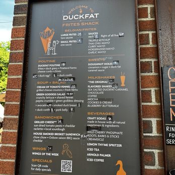 Duckfat Frites Shack - Menu - American Near Me - Portland, Maine Duckfat Frites Shack - Menu - American Near Me - Portland, Maine