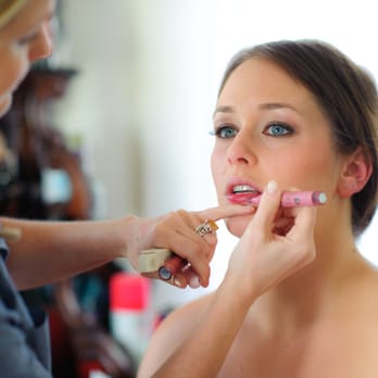 Thorne Artistry - Amanda, working her magic on my wedding day :D - Makeup Artists Near Me - La Jolla, California