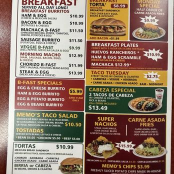 Memo's Mexican Food - Taken on May 26, 2026 - Mexican Near Me - Tukwila, Washington Memo's Mexican Food - Taken on May 26, 2026 - Mexican Near Me - Tukwila, Washington