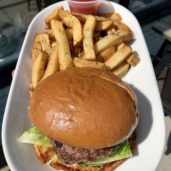 His & Hers - Woodbridge Burger with fries - New American Near Me - Washington, DC, District of Columbia