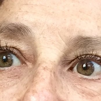 Lashes by Ann - After lash extensions were added (no make-up) - Eyelash Service Near Me - Houston, Texas