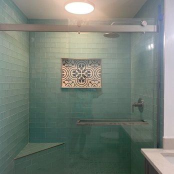 Dupont Design Center - Washington DC - After: shower with niche - General Contractors Near Me - Washington, DC, District of Columbia