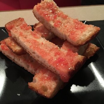 El Macareno - Pan Con Tomate (bread with tomato and tomato sauce) - Bars Near Me - Barcelona, B