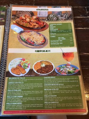 Menu photo 4 Guadalajara Mexican Restaurant Wheatland, WY