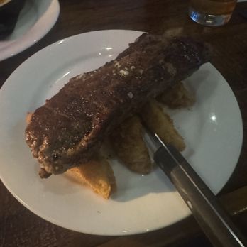 The Obstinate Sons - NY strip steak and truffle potato wedges - American Near Me - Lexington, Kentucky