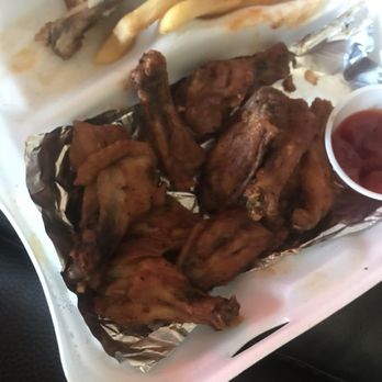 Hotlanta Wings And Things - Suicide wings " I ordered wet" looks like a saladito all dry - American Near Me - Riverside, California Hotlanta Wings And Things - Suicide wings " I ordered wet" looks like a saladito all dry - American Near Me - Riverside, California