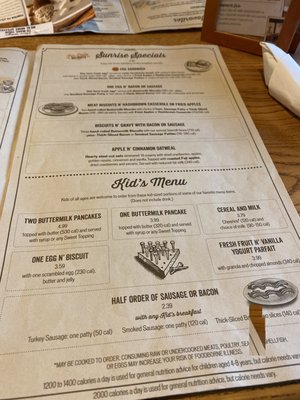 Menu photo 7 Cracker Barrel Old Country Store Front Royal, VA