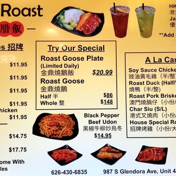 Golden Roast - Menu - Cantonese Near Me - West Covina, California