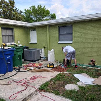 Izaaks Handyman - First coat of exterior paint (The customer ended up changing the color) - Handyman Near Me Izaaks Handyman - First coat of exterior paint (The customer ended up changing the color) - Handyman Near Me