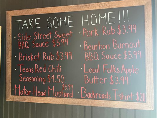 Menu photo 6 Backroads BBQ Lebanon, IN