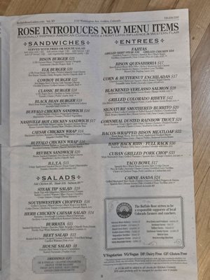 Menu photo 4 Buffalo Rose Golden, CO
