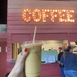 Miss Lucille's Café - Caramel with coconut cream cold brew
