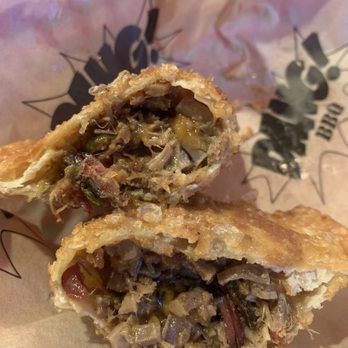 Dang BBQ - Brisket and Bacon Empanadas - Barbeque Near Me - Seaford, New York Dang BBQ - Brisket and Bacon Empanadas - Barbeque Near Me - Seaford, New York