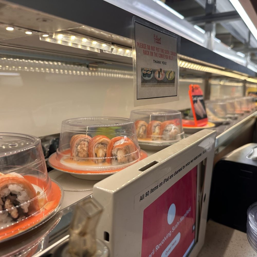 Akarii Revolving Sushi - The conveyor belt - Sushi Bars Near Me - Mansfield, Texas Akarii Revolving Sushi - The conveyor belt - Sushi Bars Near Me - Mansfield, Texas