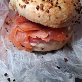 The Bagel Baker - after I took it home and did this - Bagels Near Me - Virginia Beach, Virginia The Bagel Baker - after I took it home and did this - Bagels Near Me - Virginia Beach, Virginia