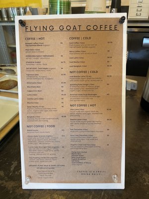 Menu photo 5 Flying Goat Coffee Healdsburg, CA Menu photo 5 Flying Goat Coffee Healdsburg, CA