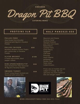Menu photo 2 Dragon Pit BBQ Racine, WI