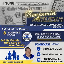 Benjamin Aguilera Income Tax & Consulting Services