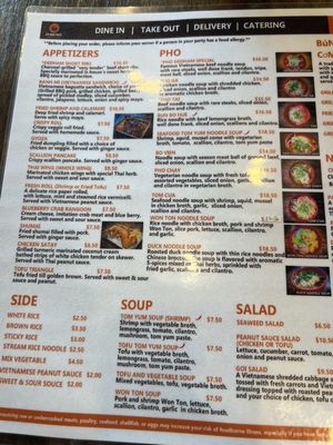 Menu photo 4 29 Bistro Pho X Thai Dedham, MA