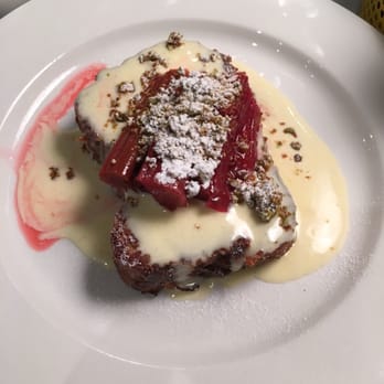 Hardware Societe - Fried brioche special with rhubarb, divine - Breakfast & Brunch Near Me - Melbourne, VIC