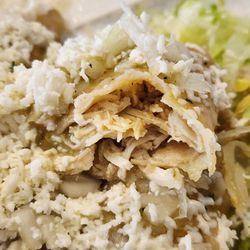 Taco Stop MKE - Inside the chicken enchilada
