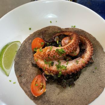 Holbox - Taco De Pulpo En Su Tinta - Latin American Near Me - Los Angeles, California