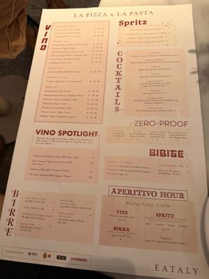 Menu photo 2 Eataly - Flatiron New York, NY