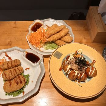 The Noodle Korean BBQ & Tea Bar - Takoyaki-章鱼烧 Croquettes Shrimp tampura - Noodles Near Me - Conroe, Texas The Noodle Korean BBQ & Tea Bar - Takoyaki-章鱼烧 Croquettes Shrimp tampura - Noodles Near Me - Conroe, Texas