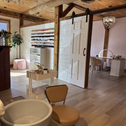 Pinky Swear Nail Lounge - View from the pedicure station