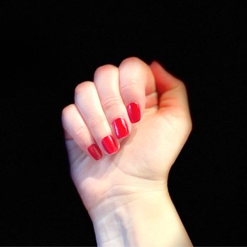 Coco Nail Spa - Bonfire Red - Nail Salons Near Me - Houston, Texas