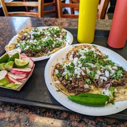 Tacos El Negro - The spread