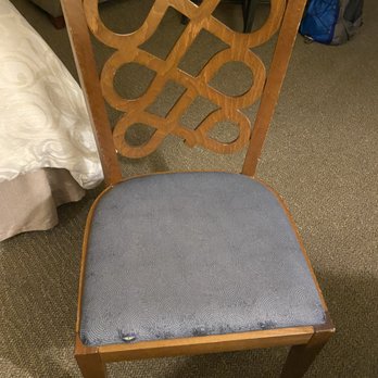 Monterey Bay Inn - Chair worn and torn, padding just about all gone. Retire this piece. - Hotels Near Me - Monterey, California Monterey Bay Inn - Chair worn and torn, padding just about all gone. Retire this piece. - Hotels Near Me - Monterey, California